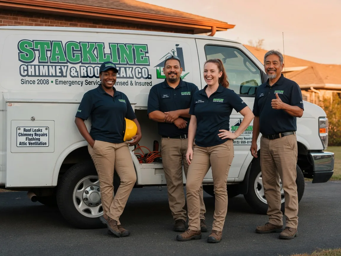 Chimney flashing repair company in Ambrose, ND